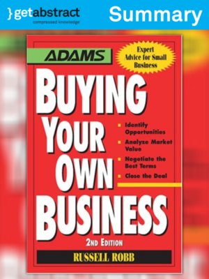 cover image of Buying Your Own Business (Summary)